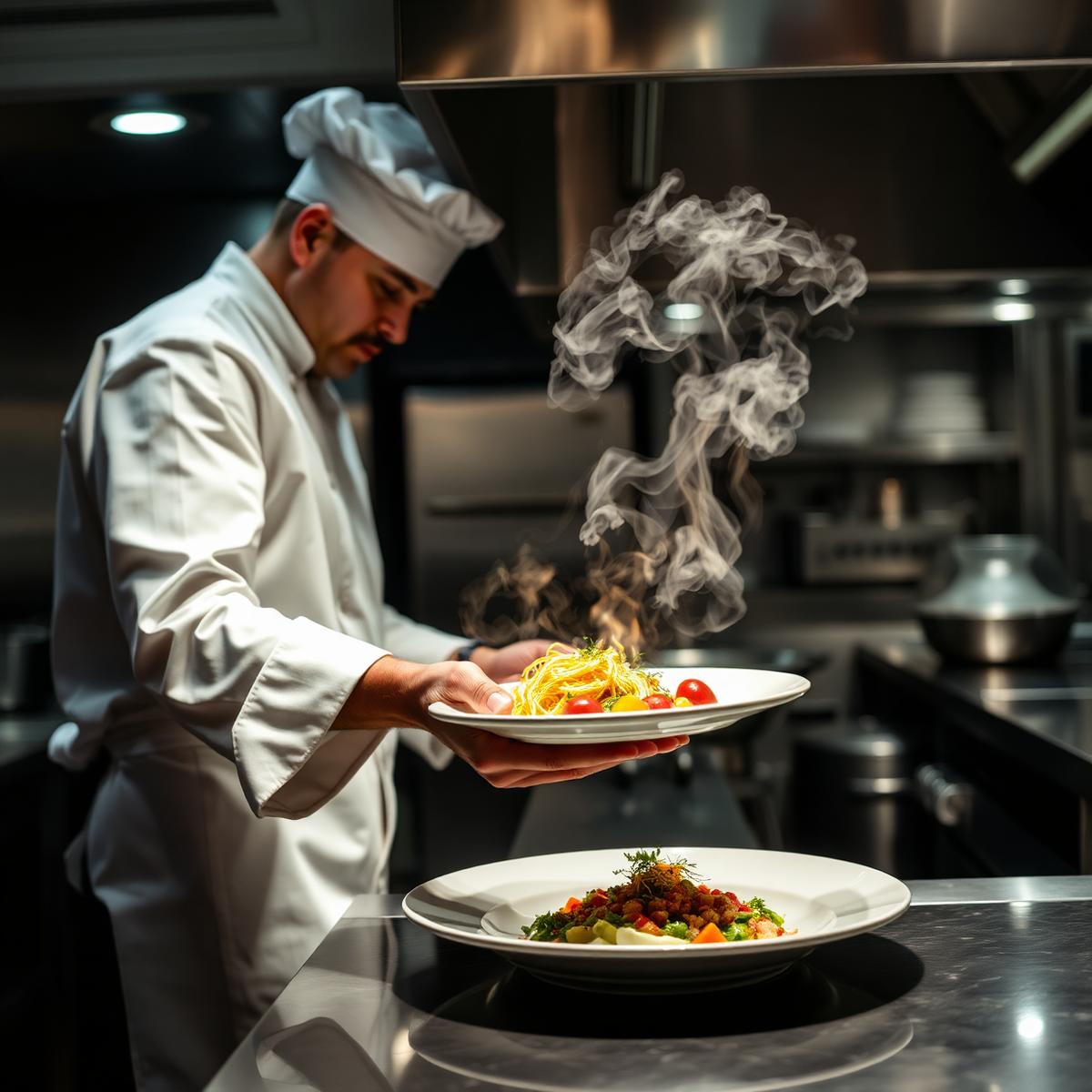 Chef plating
